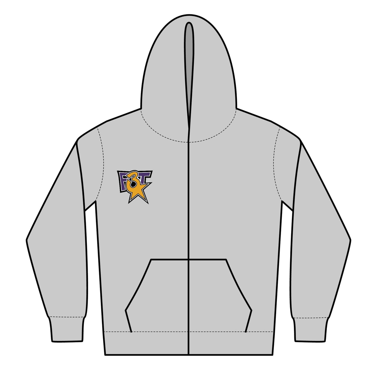 Youth Heavy Blend Zipped Hoodie