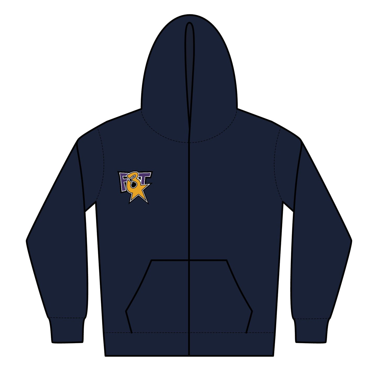 Youth Heavy Blend Zipped Hoodie