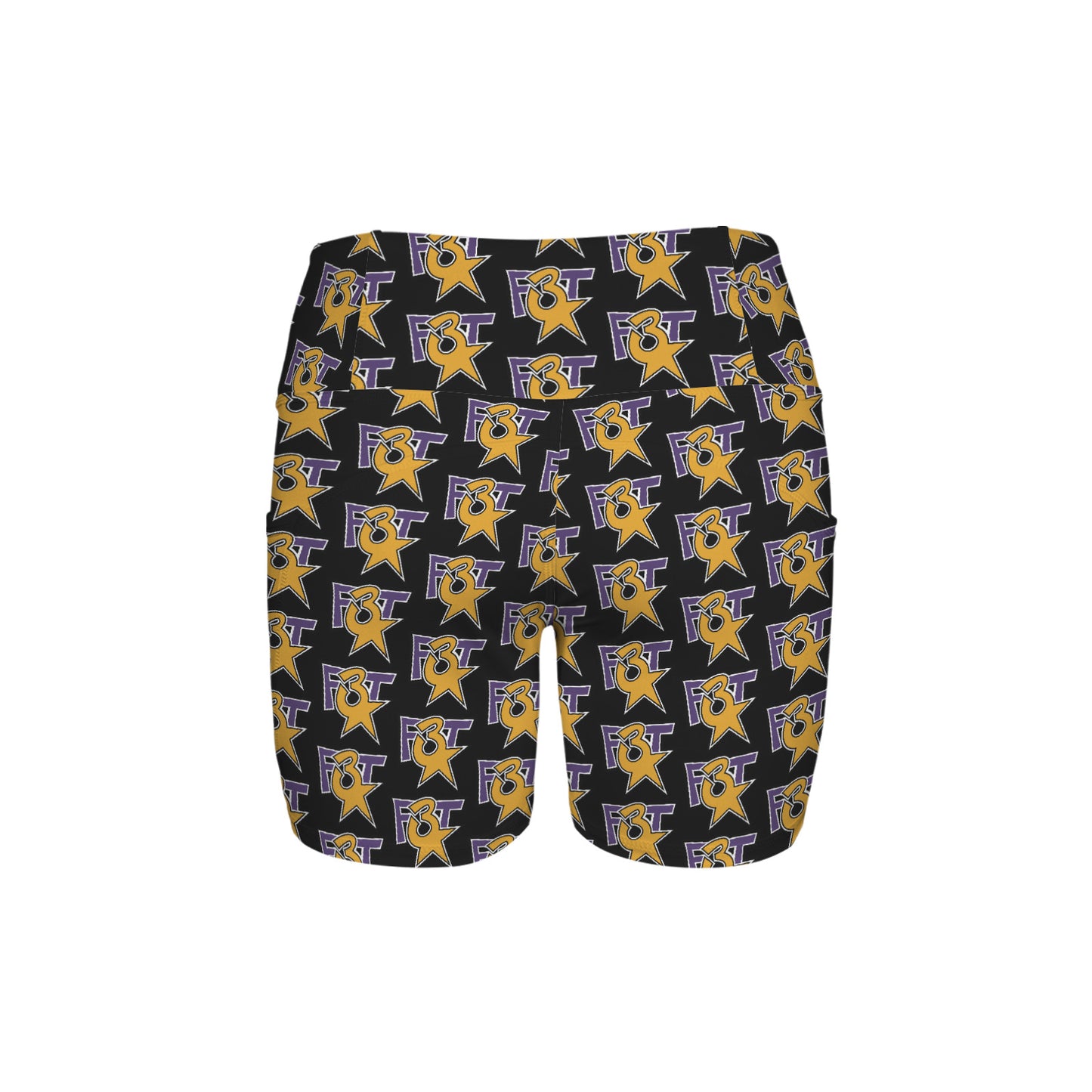 High Waist Deep Pockets Yoga Shorts