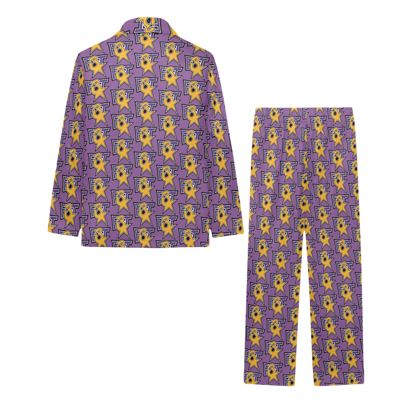 Little Girls' V-Neck Long Pajama Set