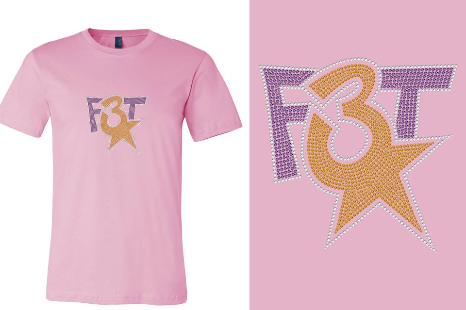 Rhinestones Florida Triple Threat F3T stones Unisex t-shirt