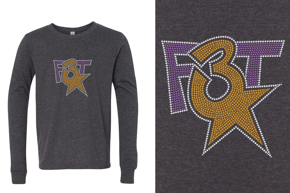 Rhinestones Florida Triple Threat F3T stones Youth Unisex Unisex Long Sleeve T-Shirt
