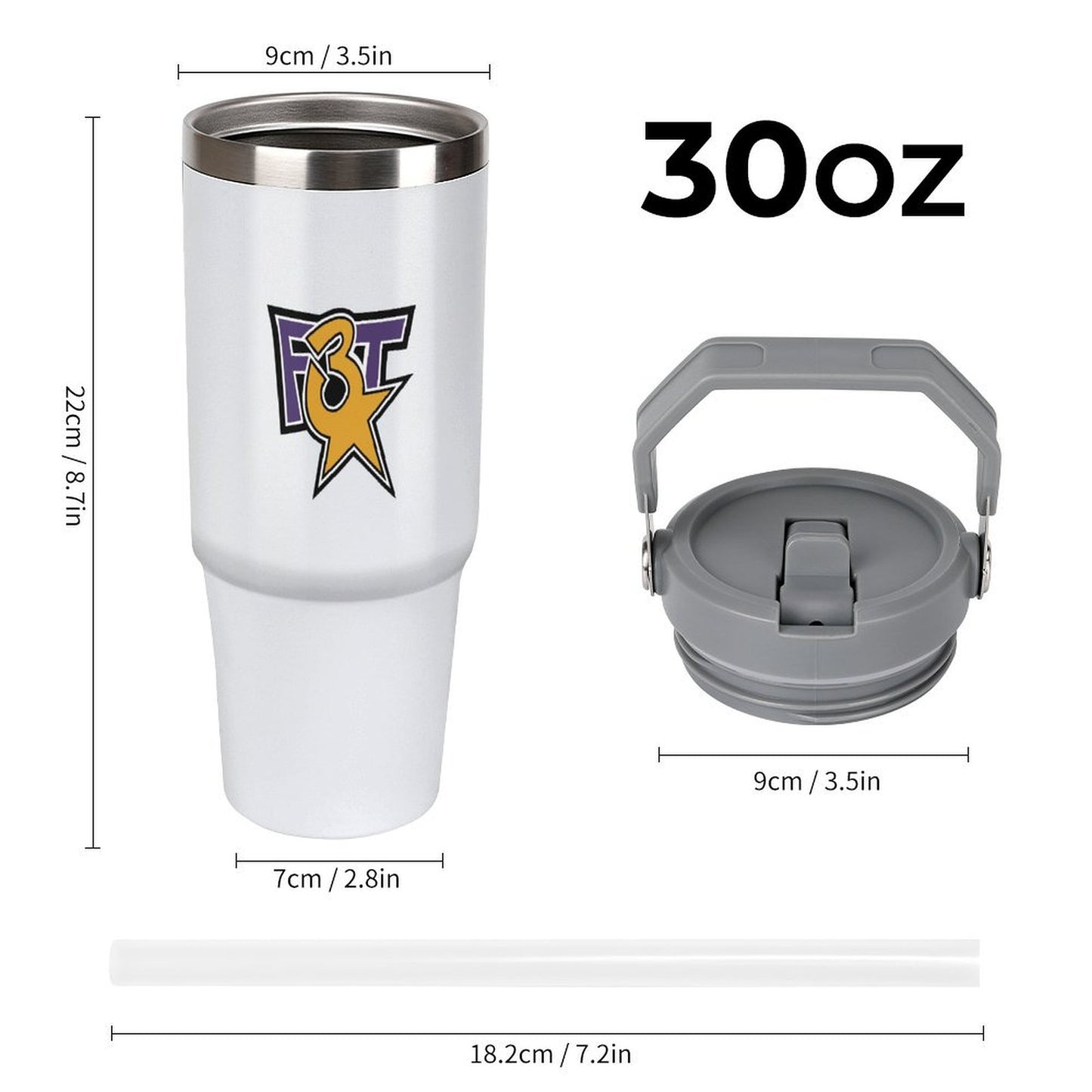 Tumbler With Top Handle