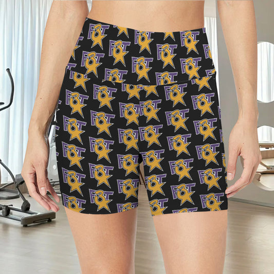 High Waist Deep Pockets Yoga Shorts