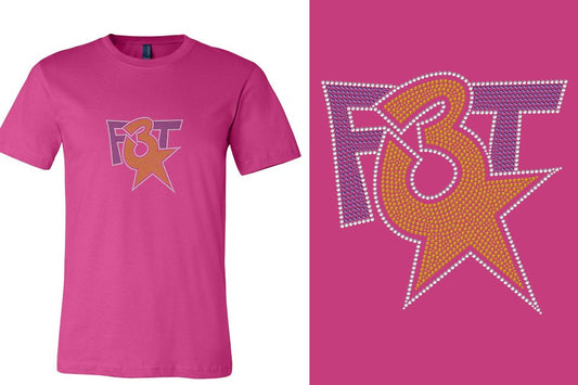 Rhinestones Florida Triple Threat F3T stones Unisex t-shirt
