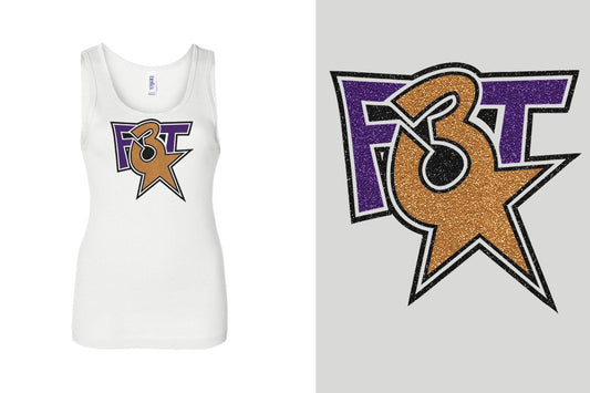 Florida Triple Threat F3T logo glitter Youth Tank