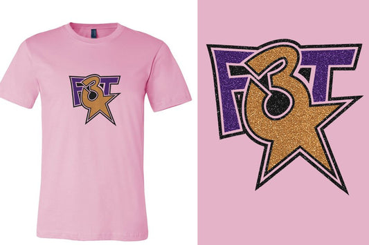 Florida Triple Threat F3T logo glitter Unisex t-shirt